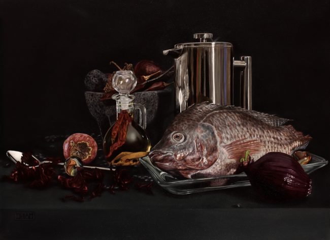 Bodegón con molcajete