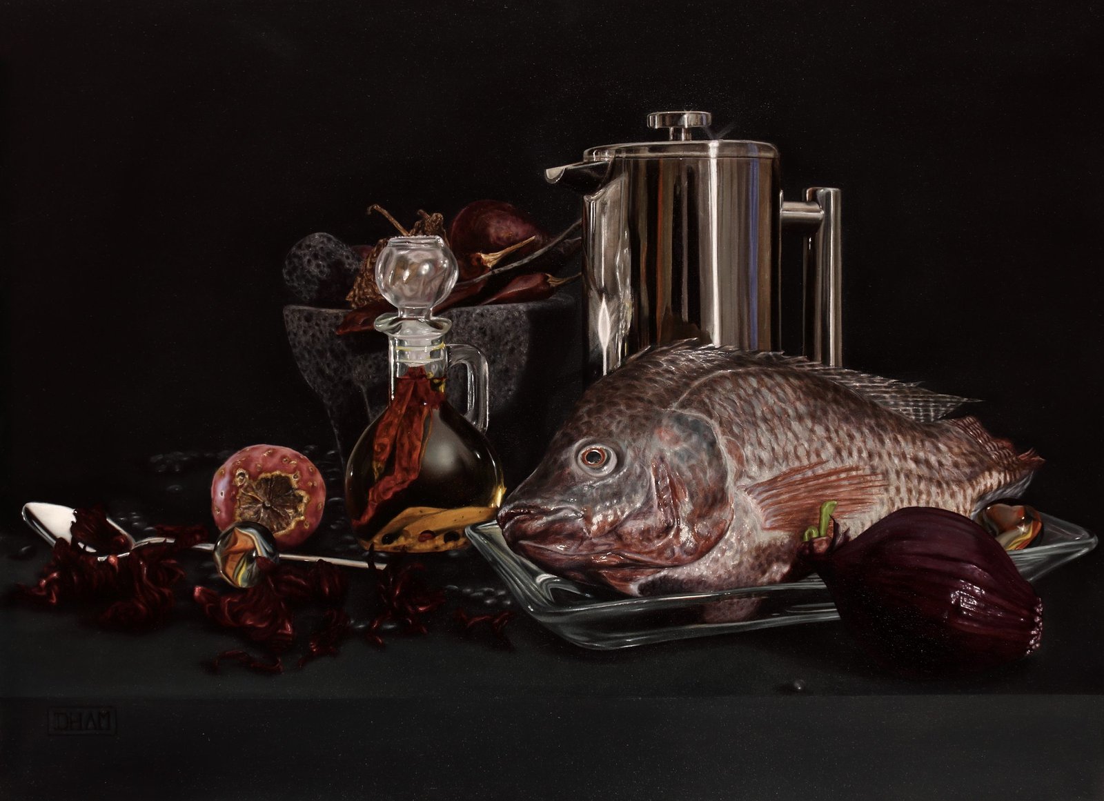 Bodegón con mocajete