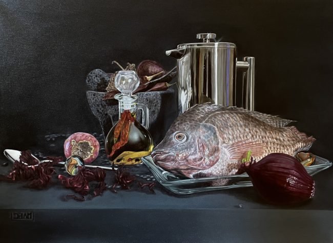 Still live with molcajete