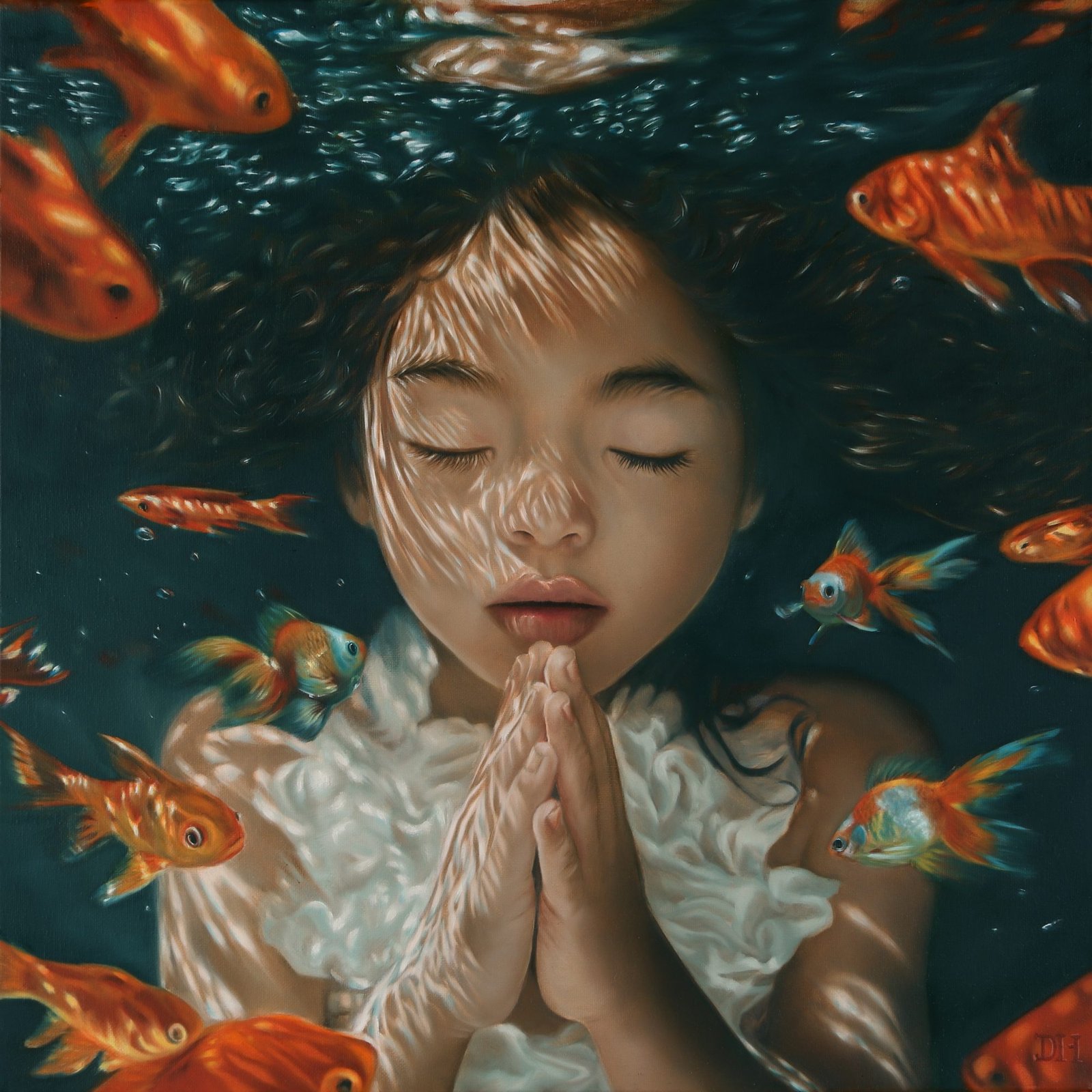 In an attempt to reconnect with our unconscious, these images try to take us back tour inner child, bringing us to the origin, innocence and simplicity that we lost in adulthood. Is is a call to our subconciuous to “stop the world” and listen the voice of our heart, wich is the voice of GOD, It is a call to come back to our lost paradise; “Let the little children come to me, and do not hinder them, for the kingdom of heaven belongs to such as these” [Matthew 19:14]